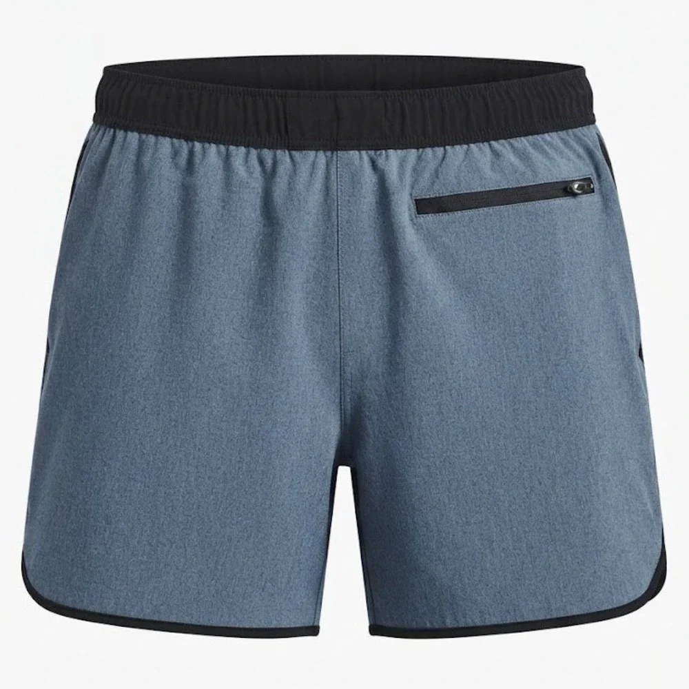 Vuori Cruise Board Shorts Mens Medium Blue Heathered 4 Inch Inseam Swim Trunks